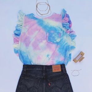Tie Die Top Free People Style